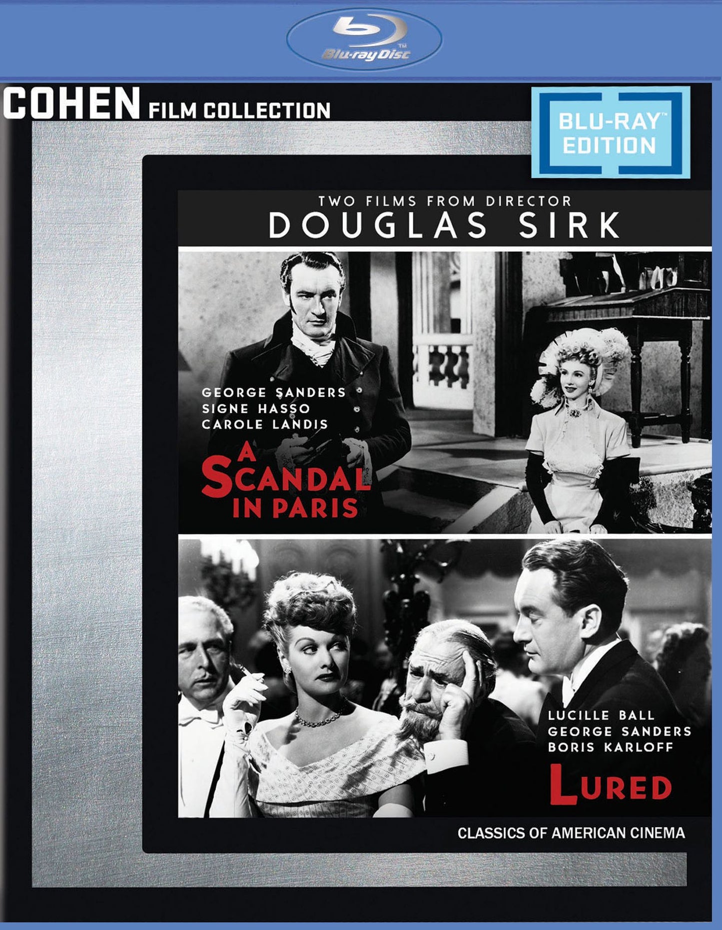 Two Films By Douglas Sirk (A Scandal In Paris / Lured)