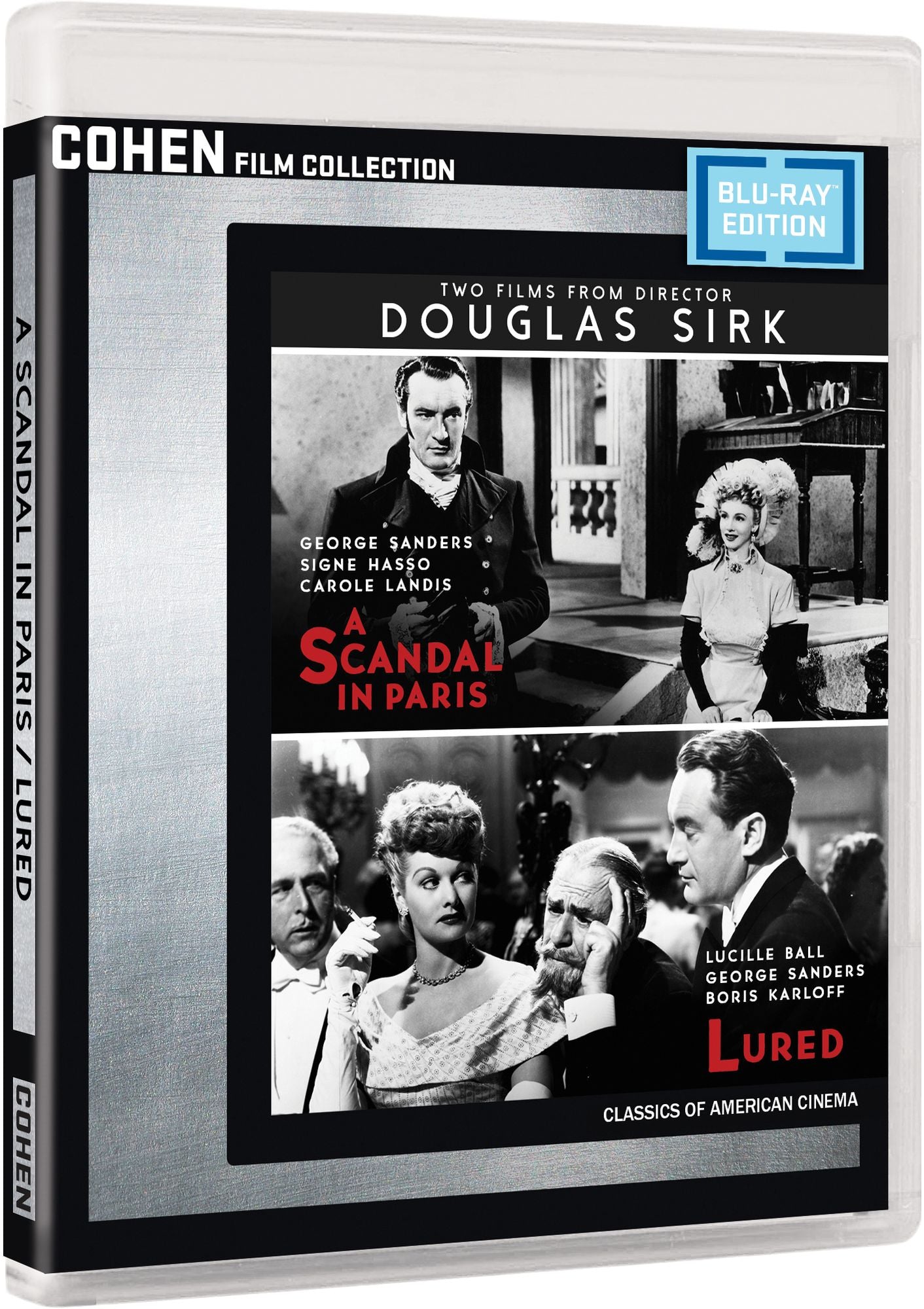 Two Films By Douglas Sirk (A Scandal In Paris / Lured)