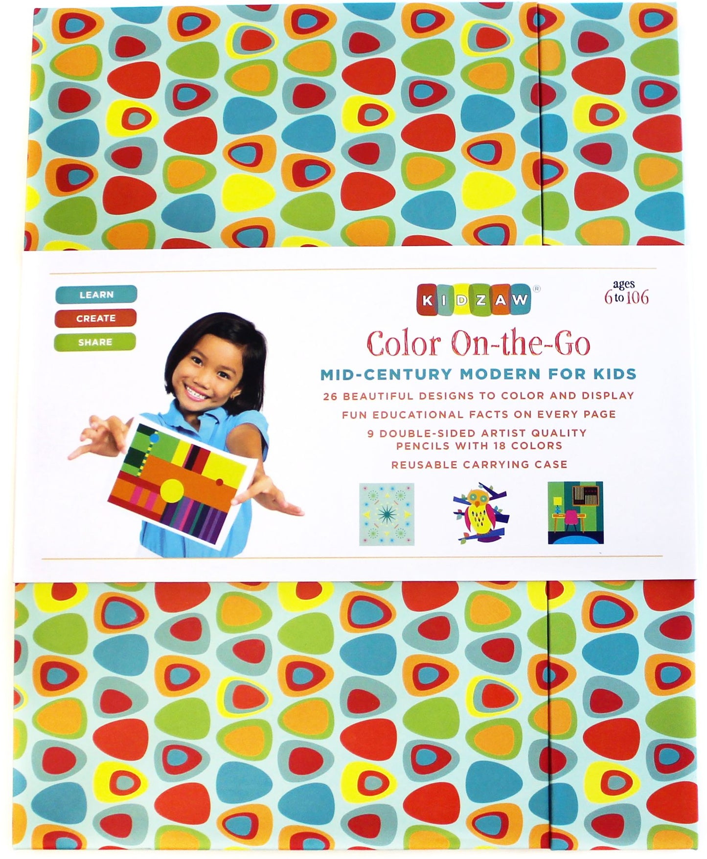 Color On-the-Go Mid-Century Modern for Kids