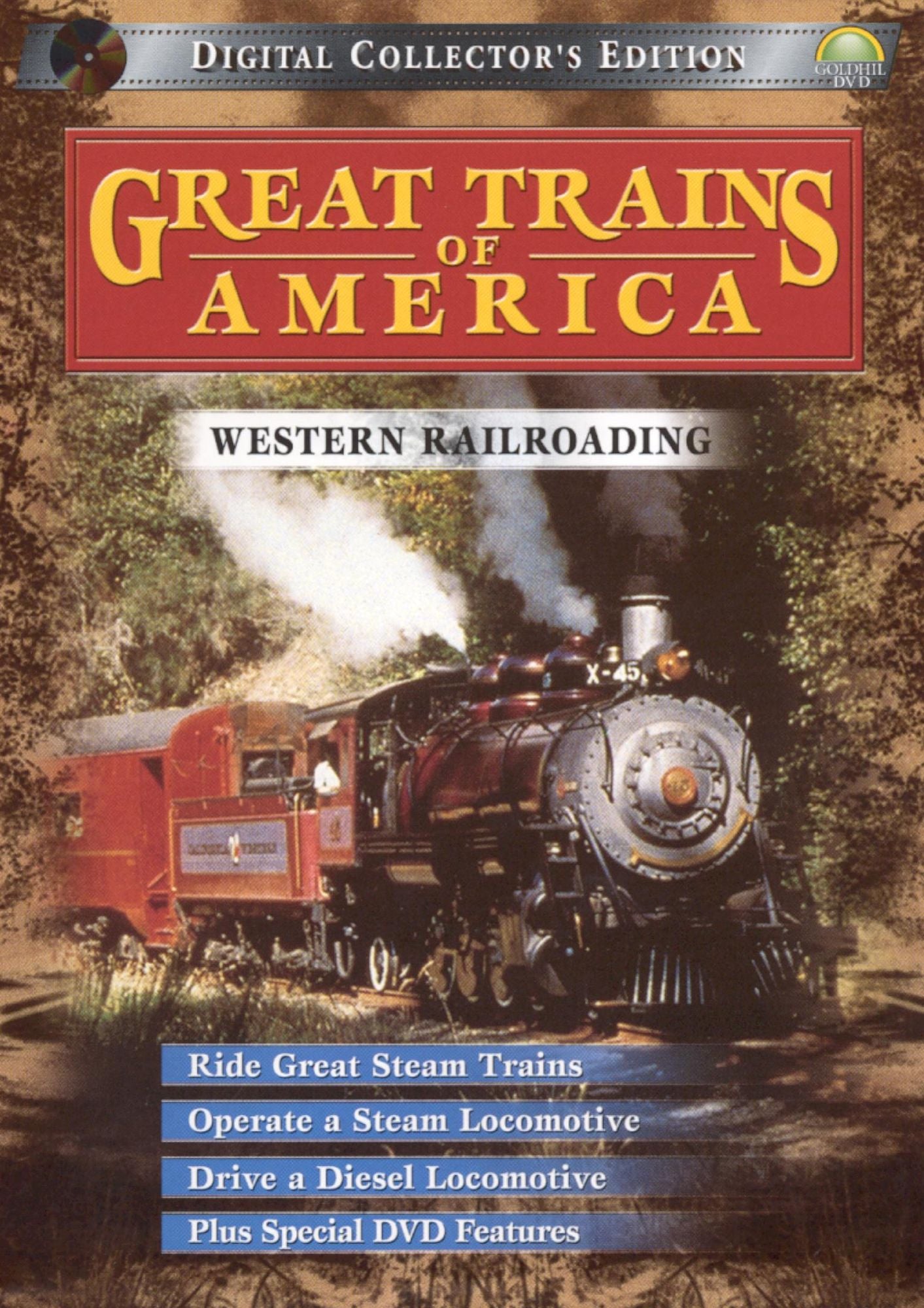 Great Trains of America: Western Railroading