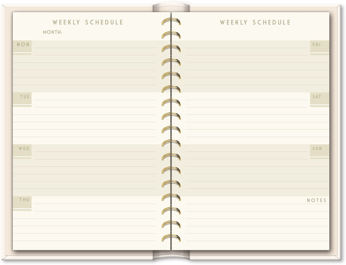 Blue Aster Undated Planner
