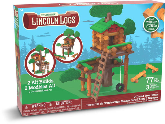 Lincoln Logs 2-Tiered Treehouse/Clubhouse