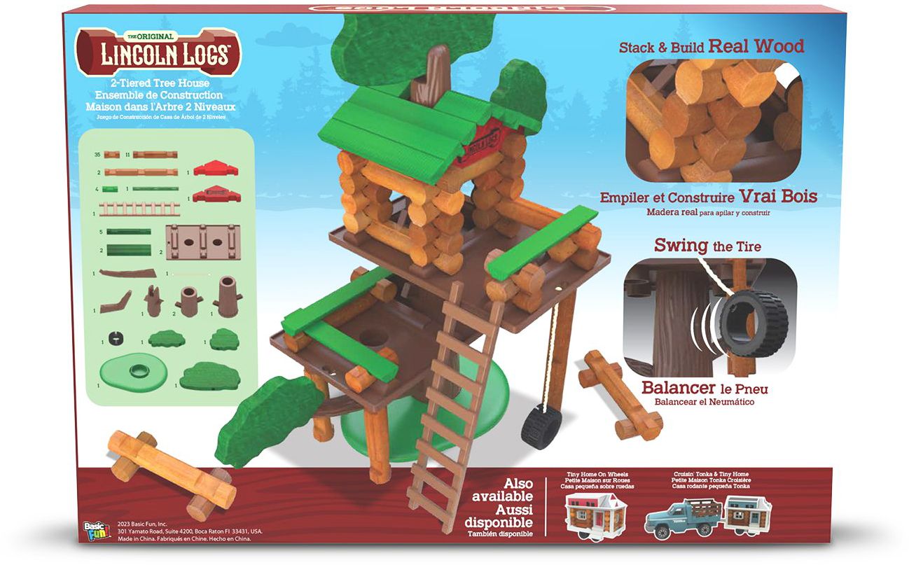 Lincoln Logs 2-Tiered Treehouse/Clubhouse
