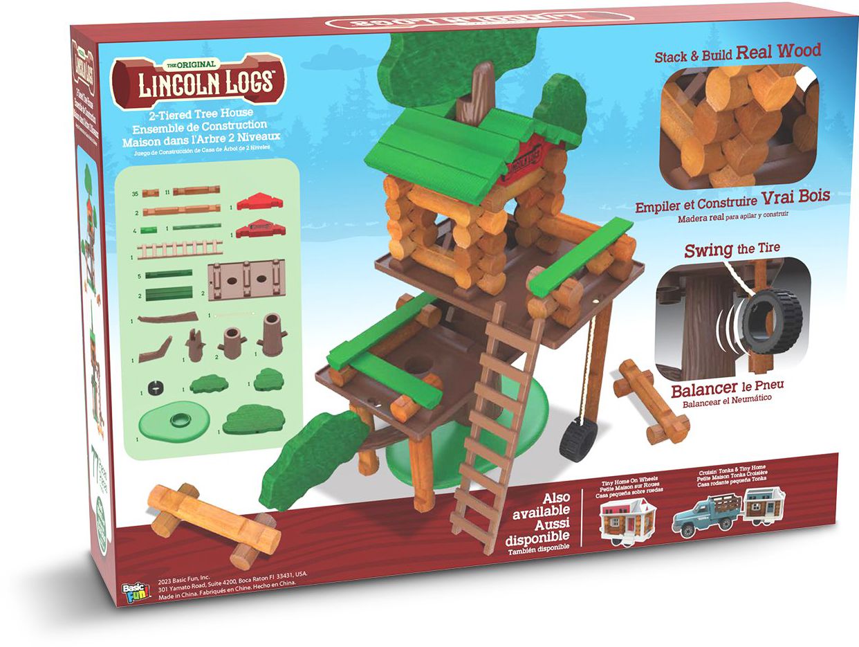 Lincoln Logs 2-Tiered Treehouse/Clubhouse