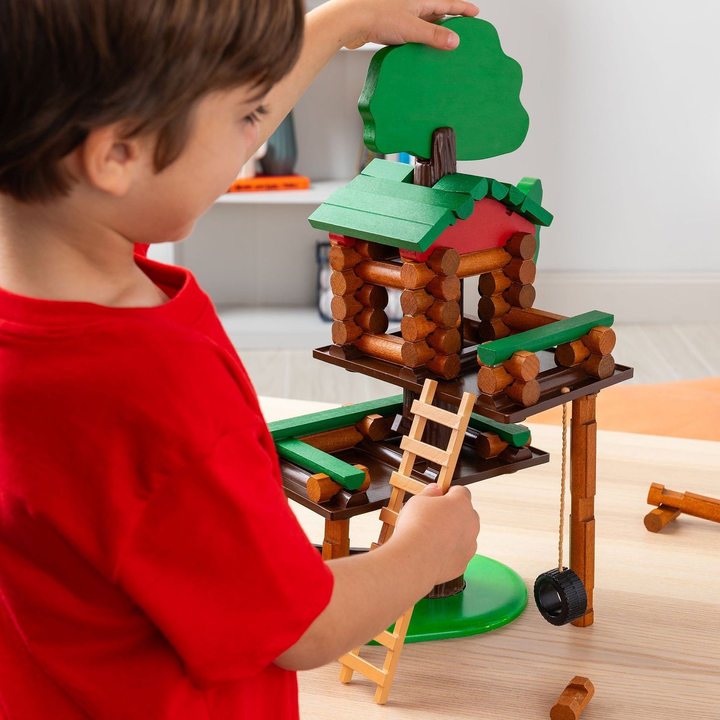 Lincoln Logs 2-Tiered Treehouse/Clubhouse