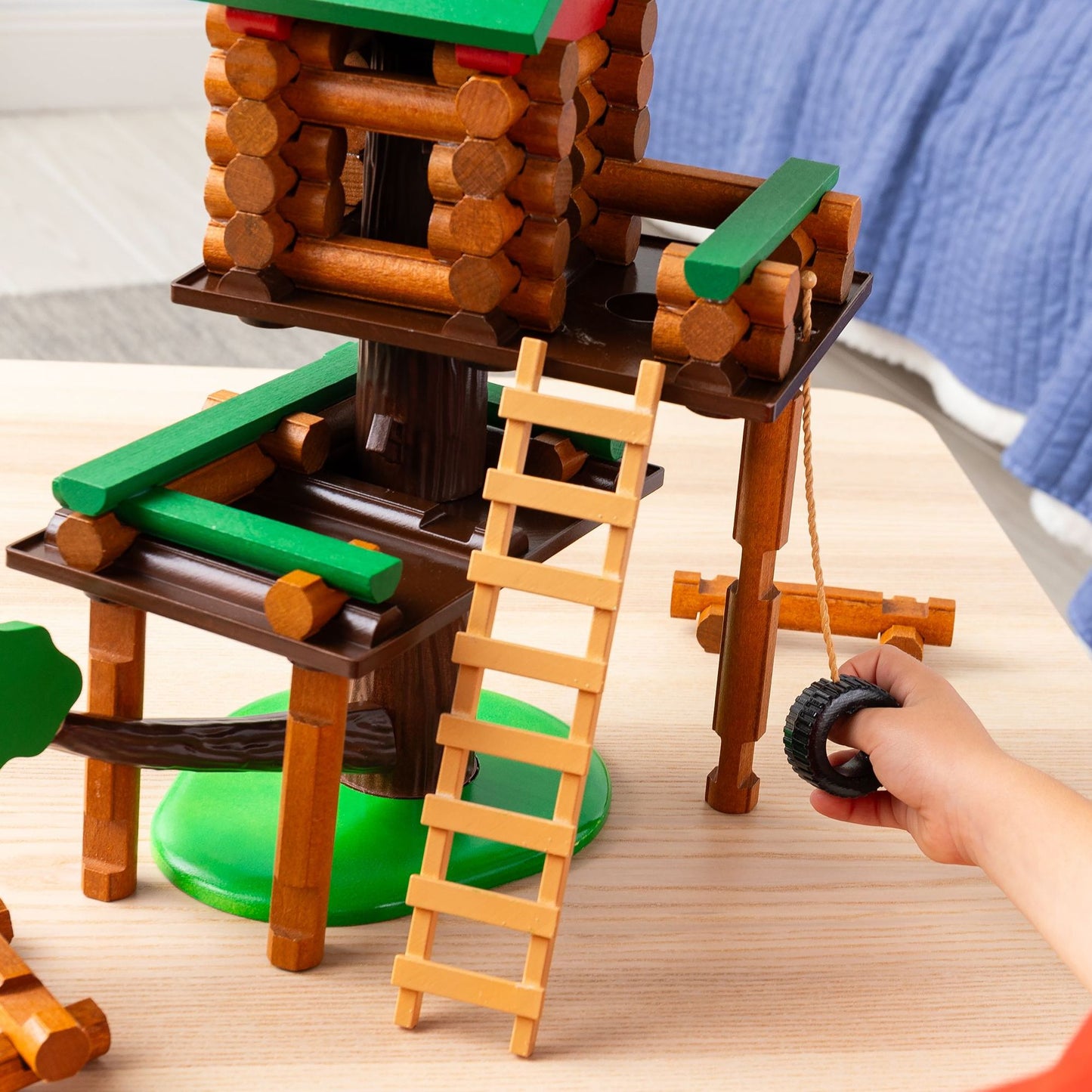 Lincoln Logs 2-Tiered Treehouse/Clubhouse
