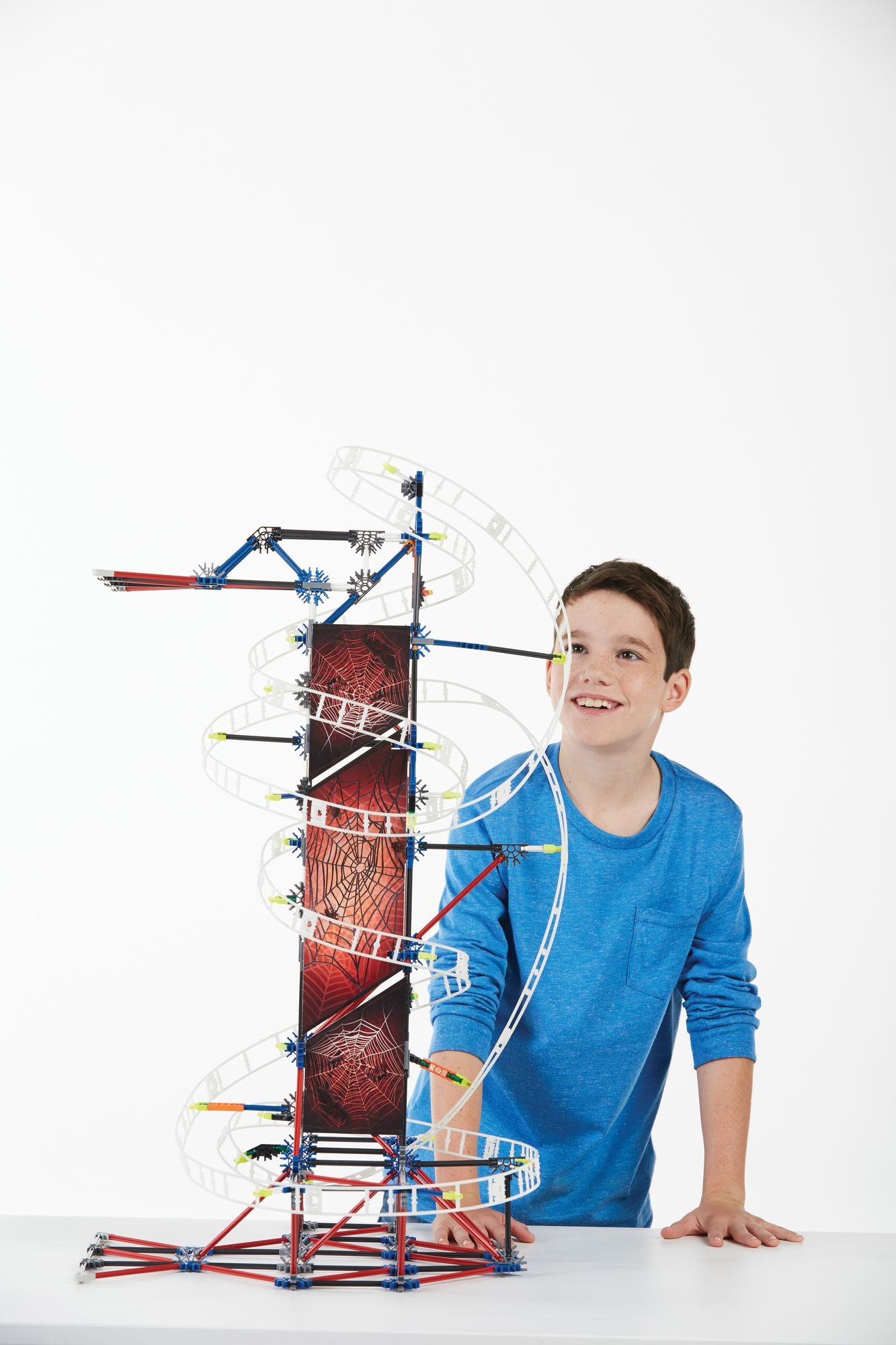 WEB WEAVER ROLLER COASTER BUILDING SET