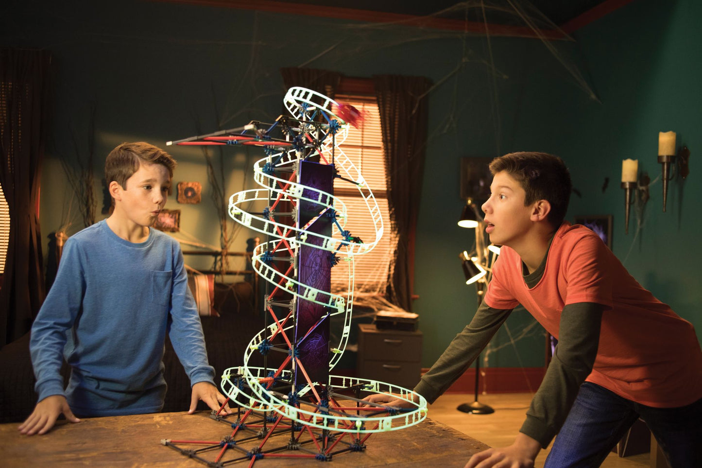 WEB WEAVER ROLLER COASTER BUILDING SET