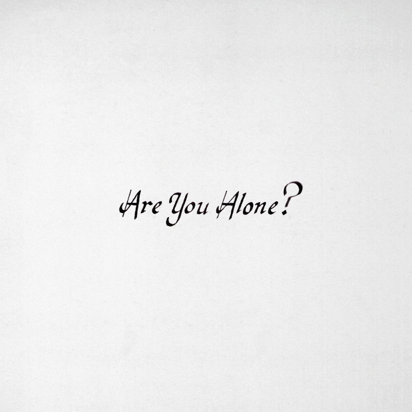 Are You Alone? [Lp]
