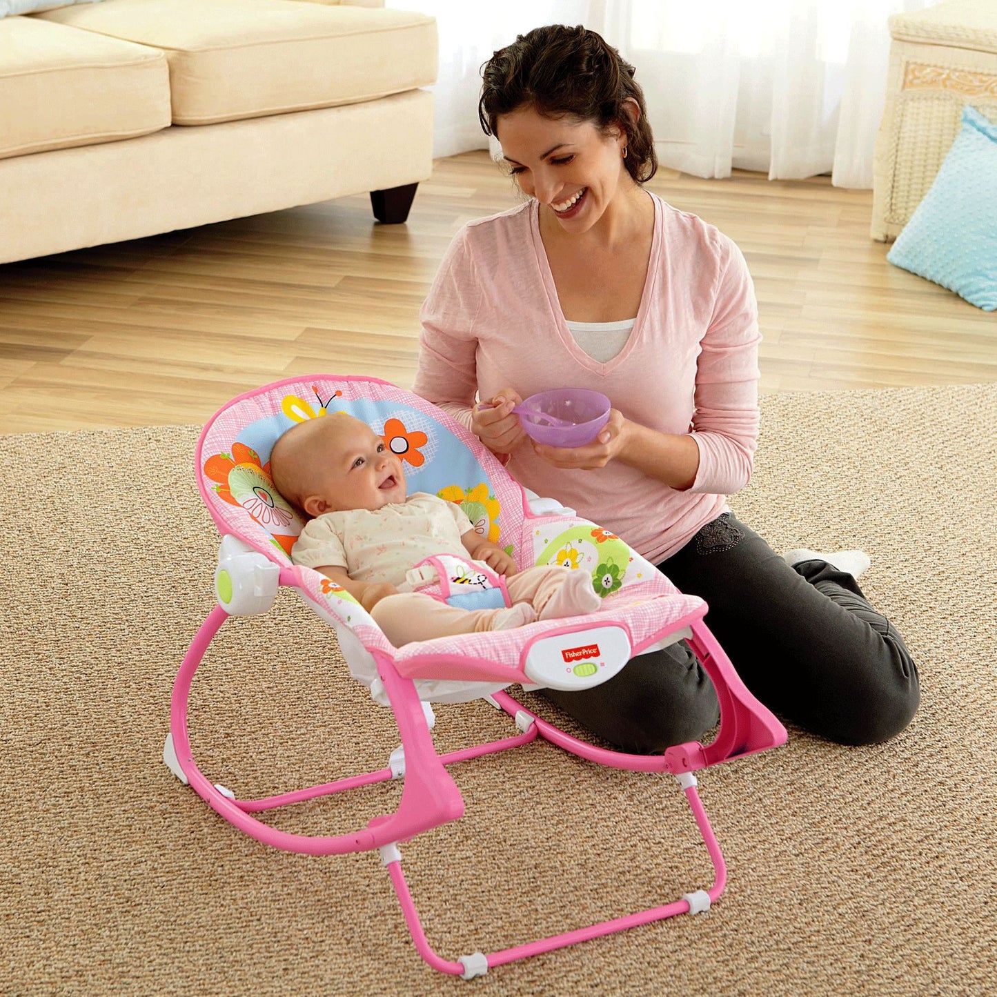 Fisher-Price Infant To Toddler Rocker, Bunny