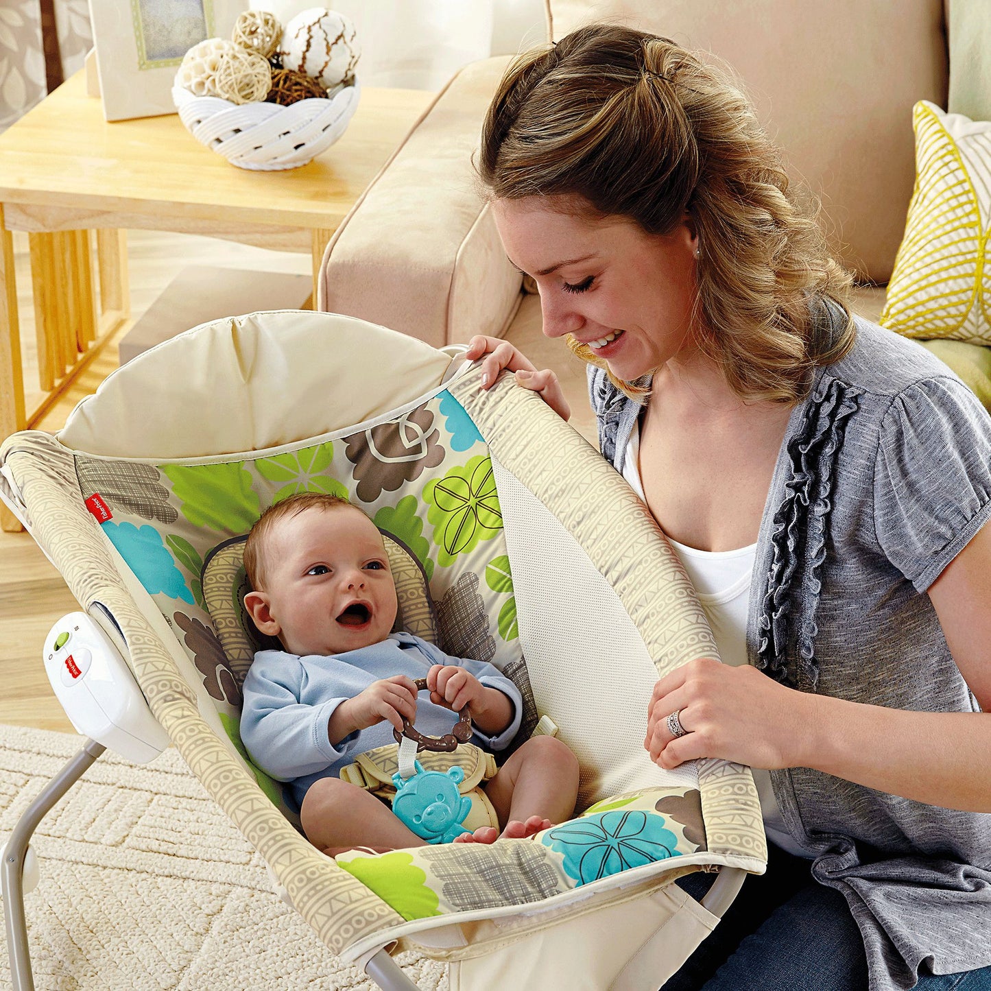 Fisher-Price Newborn Rock 'n Play Sleeper, Rainforest Friends