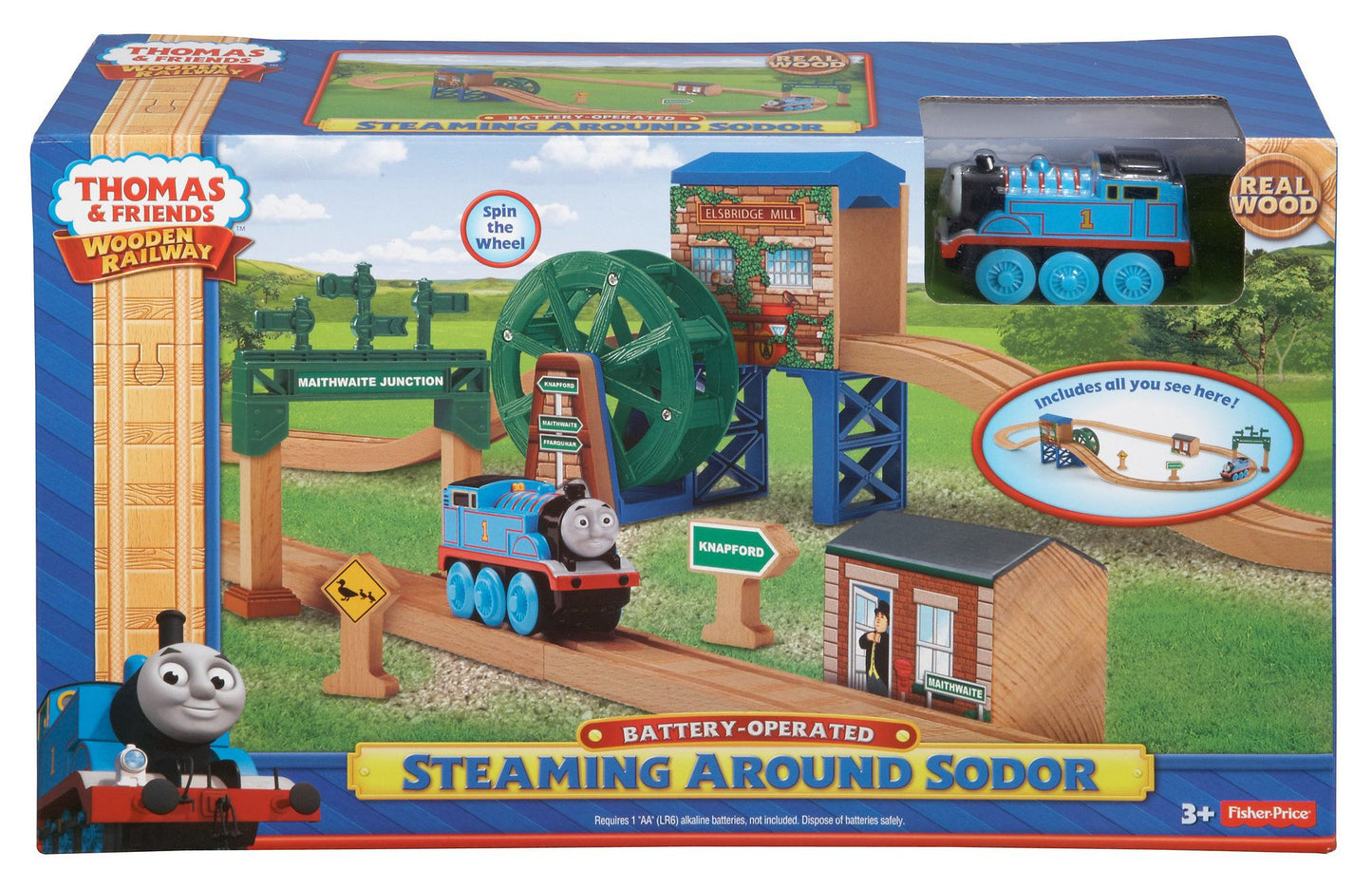 Fisher-PriceThomas & FriendsWooden Railway Steaming Around Sodor