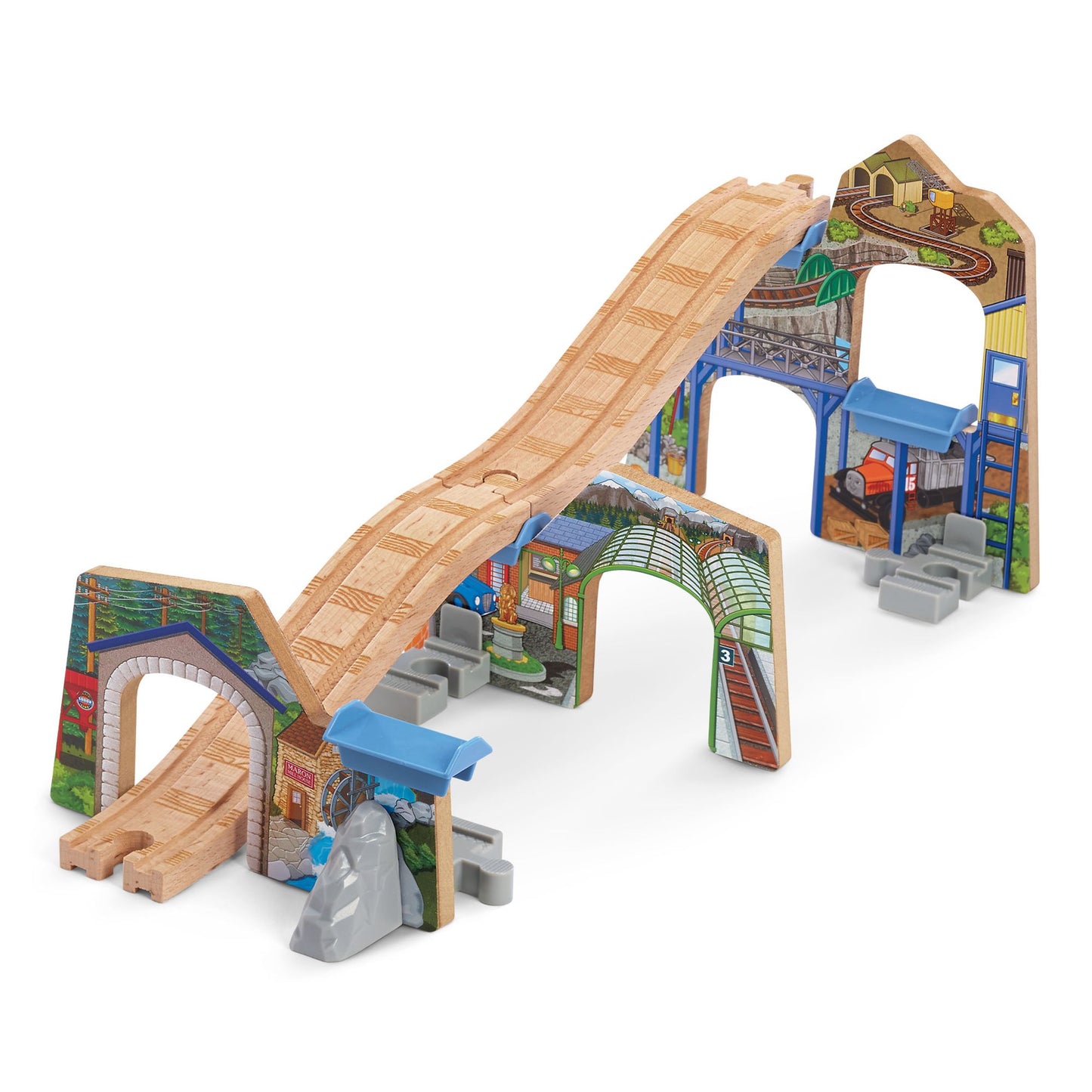 Fisher-Price Thomas the Train Wooden Railway Scenes of Sodor Tunnel Set