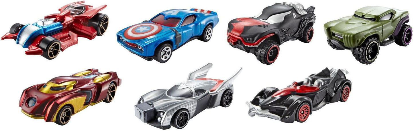 HW MARVEL CHRACTR CAR AST