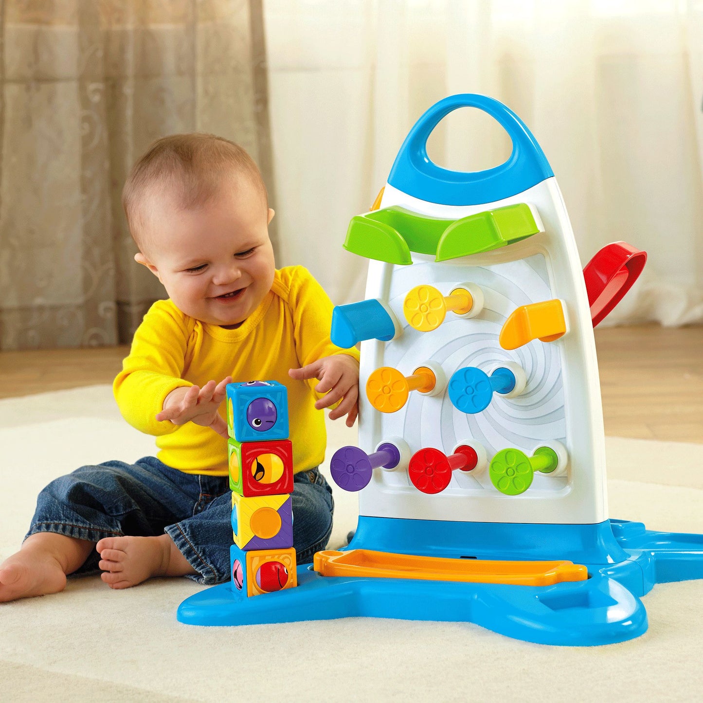 Fisher-Price Roller Blocks Play Wall