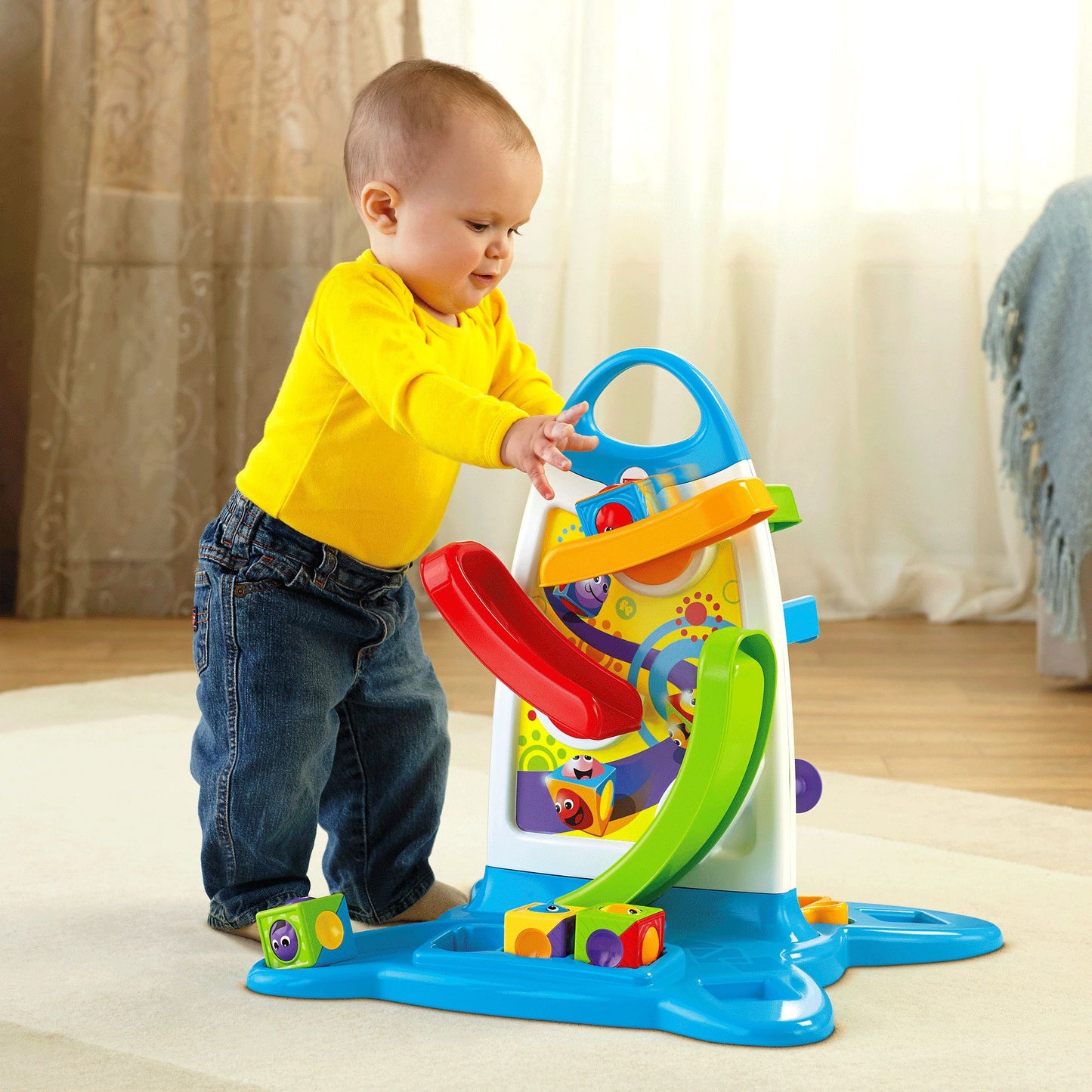 Fisher-Price Roller Blocks Play Wall