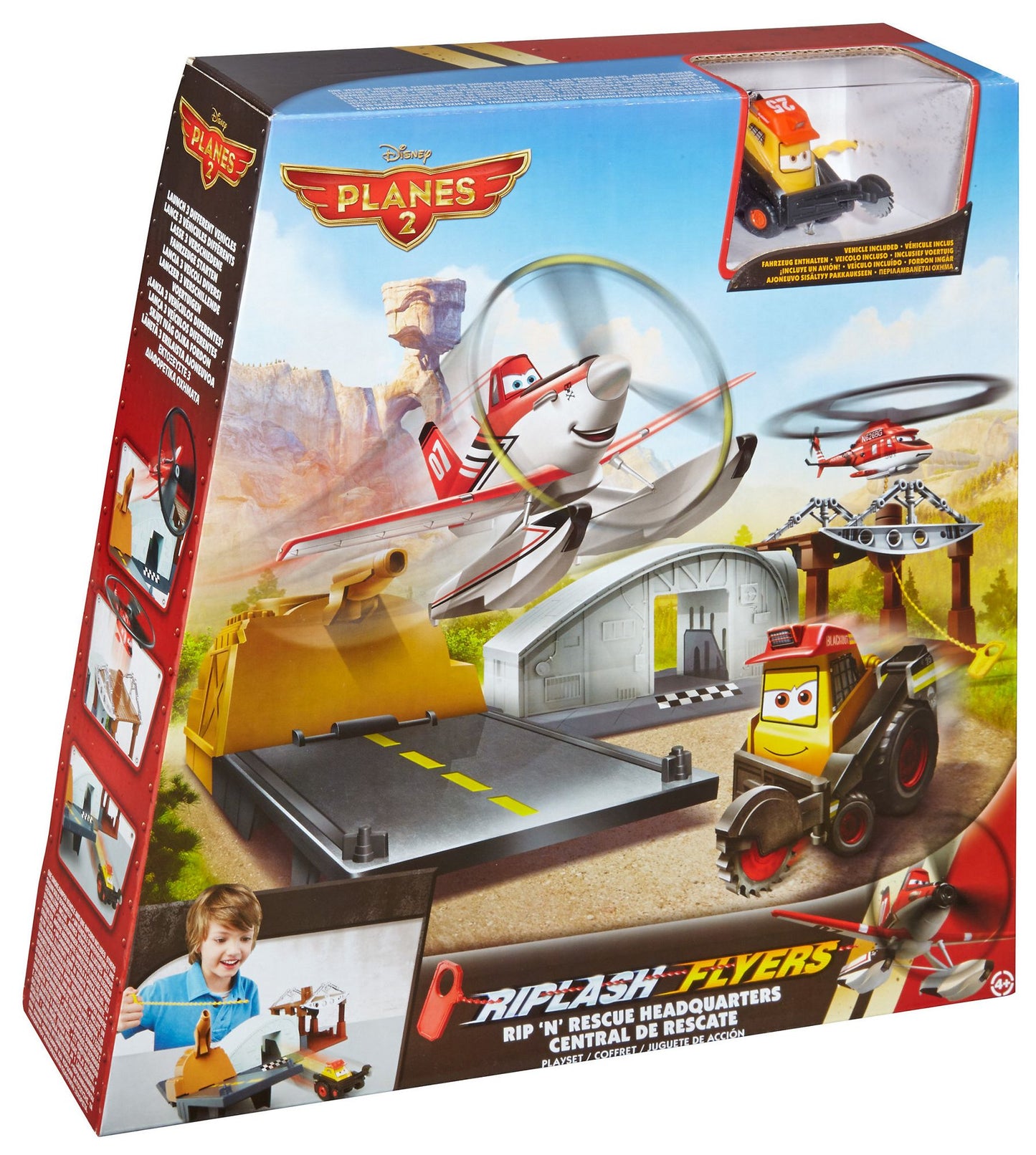 Disney Planes: Fire & Rescue Riplash Flyers Rip N Rescue Headquarters Playset