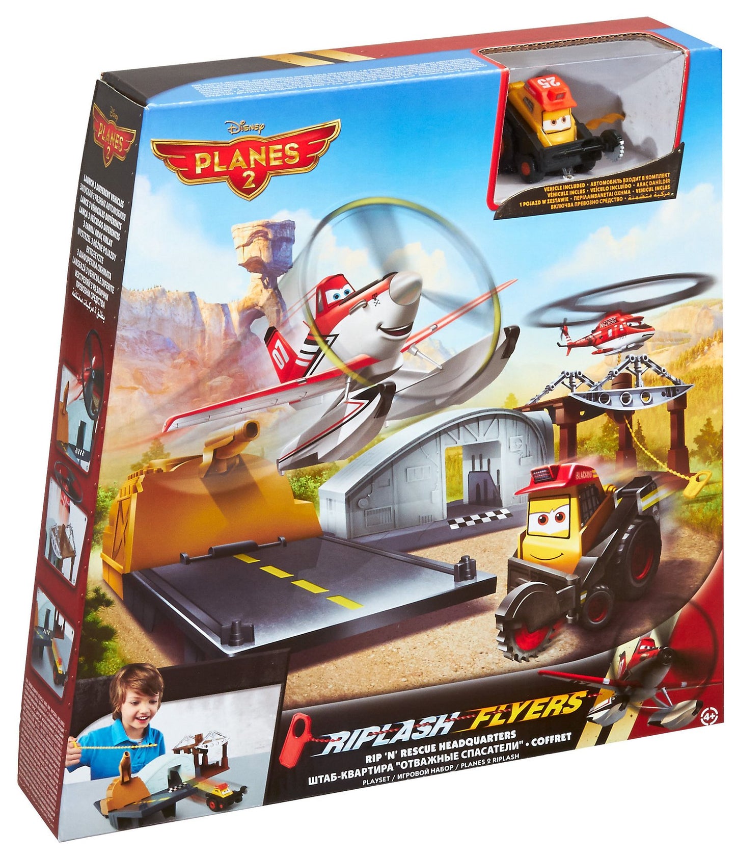 Disney Planes: Fire & Rescue Riplash Flyers Rip N Rescue Headquarters Playset
