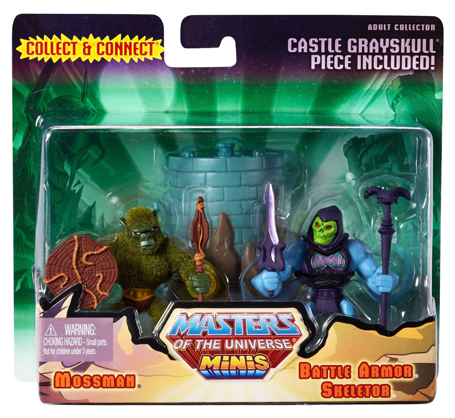Masters of the Universe Minis Mossman & Battle Armor Skeletor Exclusive Mini Figure 2-Pack