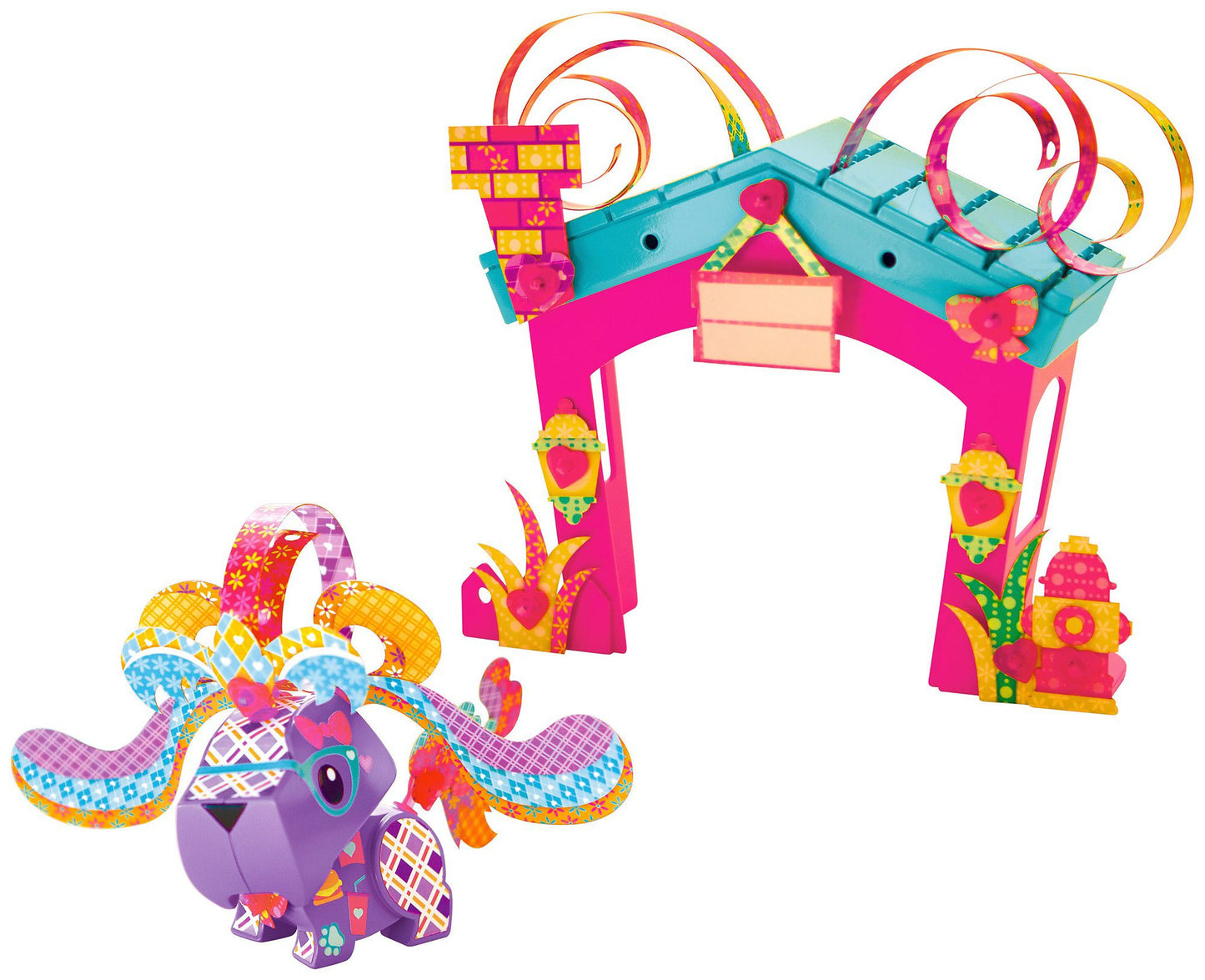 AmiGami Dog and Doghouse Playset