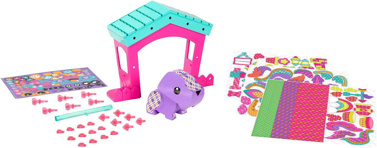 AmiGami Dog and Doghouse Playset