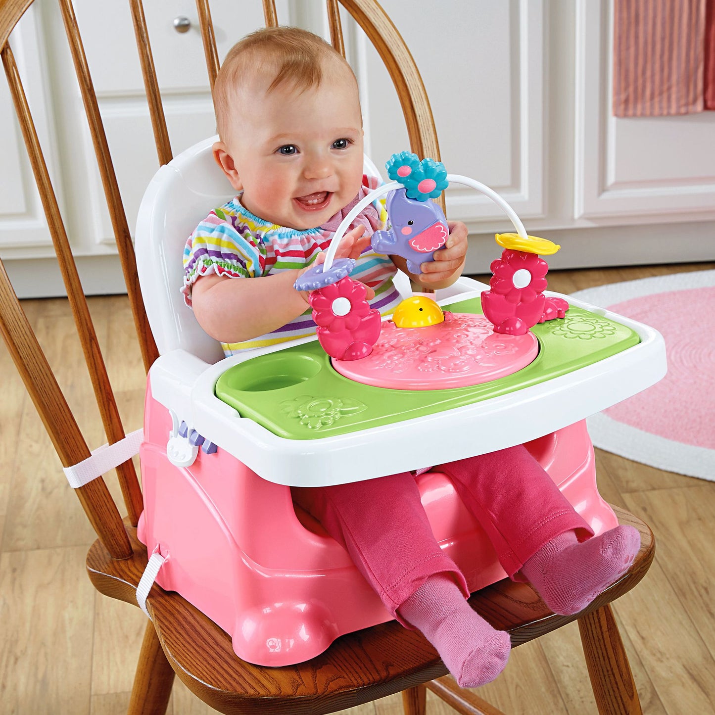 Fisher-Price Pretty in Pink Booster Seat, Elephant