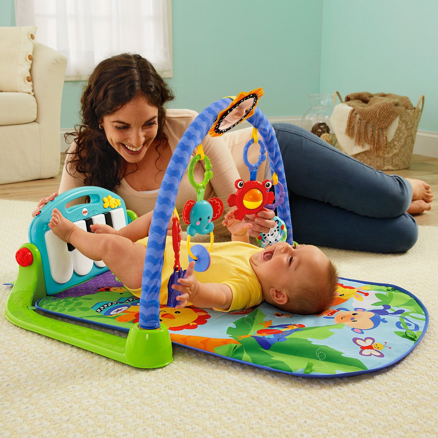 Fisher-Price Kick and Play Piano Gym