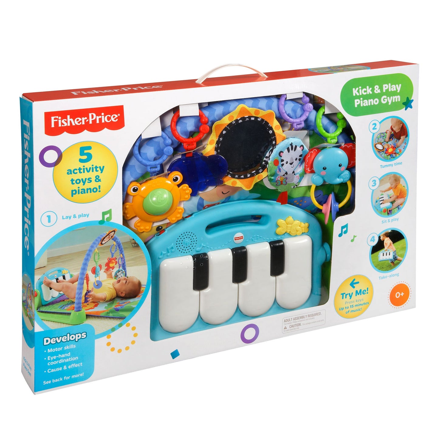 Fisher-Price Kick and Play Piano Gym