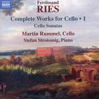 Ferdinand Ries: Complete Works for Cello, Vol. 1