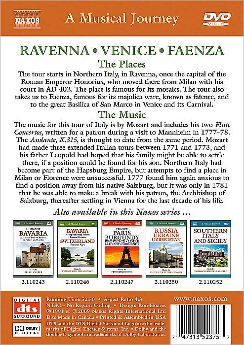 A Musical Journey: Italy - Ravenna, Venice, Faenza