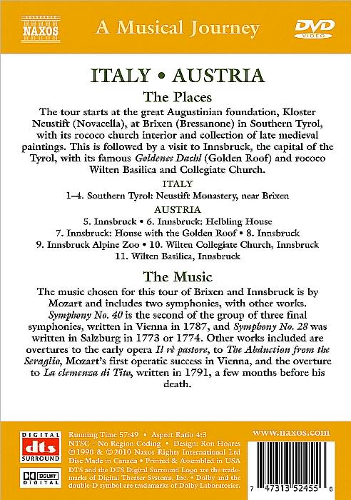 A Musical Journey: Italy/Austria - Brixen/Innsbruck