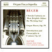 Reger: Chorale Fantasia on "How Brightly Shines the Morning Star," etc.