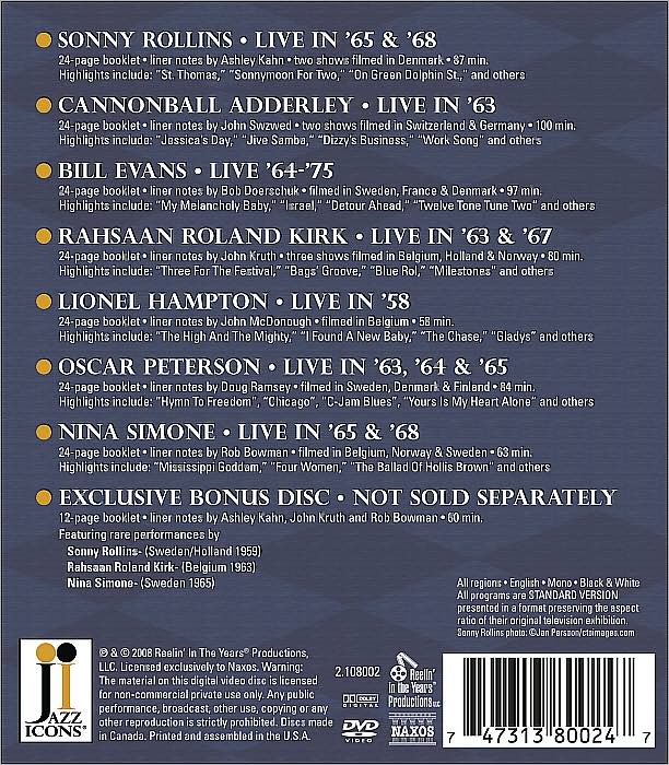 Jazz Icons [8 Discs]