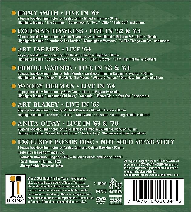 Jazz Icons: Series 4 [8 Discs]