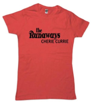 Cherie Currie Runaways Tee (Red) (Wsm) (Cherie Currie)