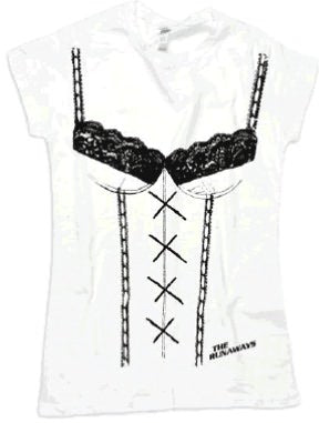 Corset Tee (Cherie Currie)