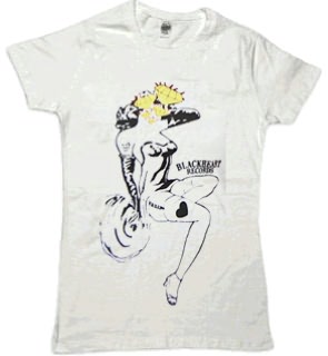 Blackheart Diamond Pin-Up Womens Tee