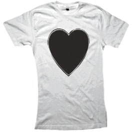 Blackheart Womens Tee (Wht) (Wl) (Blackheart Womens Tee)