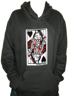Queen Of Blackhearts Mens Hoodie (Hood) (Sm) (Queen Of Blackhearts Mens Hoodie)