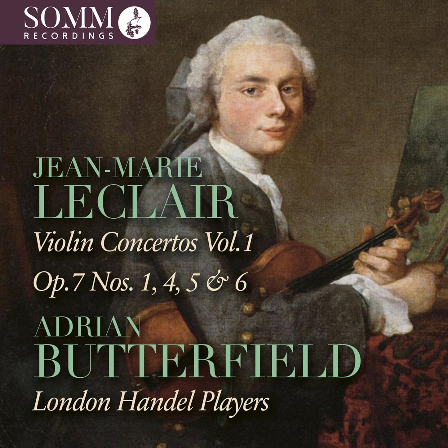 Jean-Marie Leclair: Vn Cons Vol. 1 - OP. 7 NOS. (Adrian Butterfield)