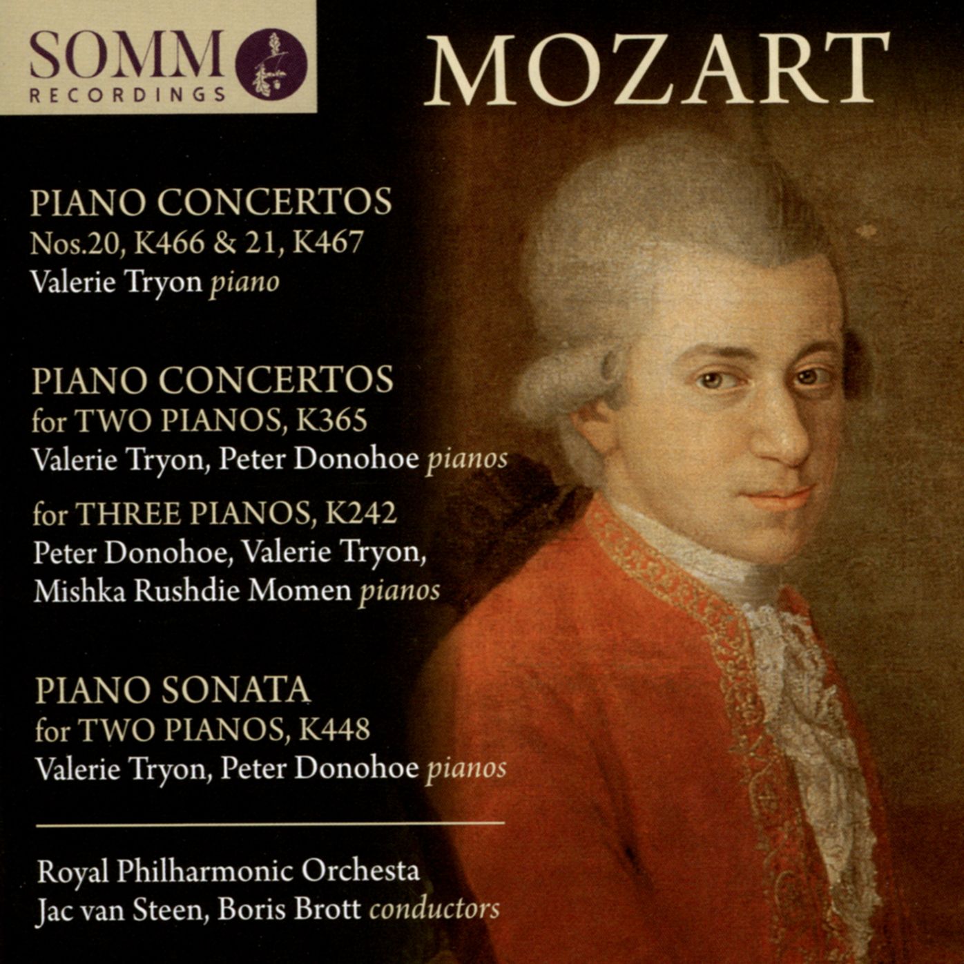 Mozart: Piano Concertos Nos. 20, K 466 & 21, K 467; Piano Concerto for Two Pianos, K 365; Piano Concerto for Three Pi
