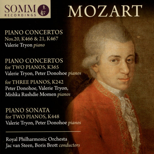 Mozart: Piano Concertos Nos. 20, K 466 & 21, K 467; Piano Concerto for Two Pianos, K 365; Piano Concerto for Three Pi