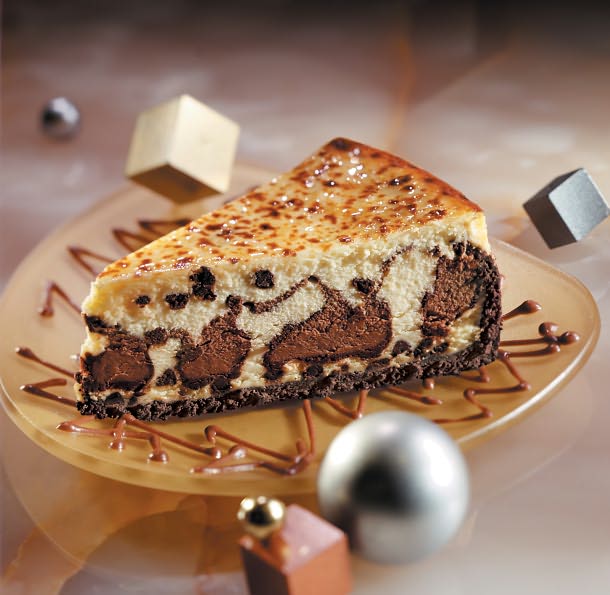 Marble Chocolate Chip Cheese Brulée Bars