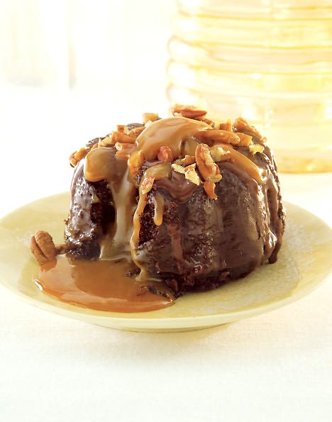 Turtle Molten Bundt Cake
