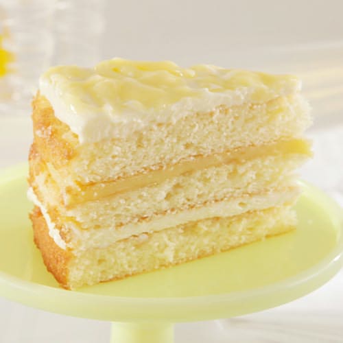 Lemonade Cake with Meyer Lemon Curd