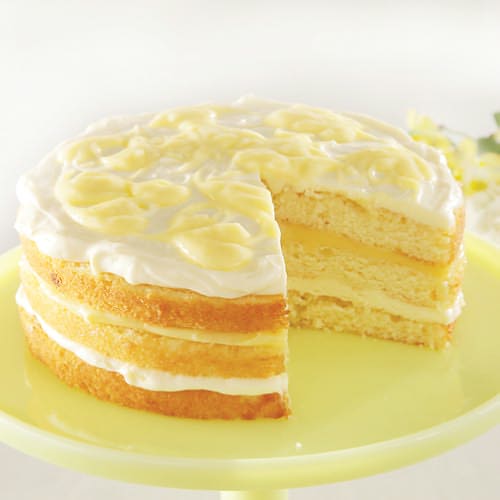 Lemonade Cake with Meyer Lemon Curd