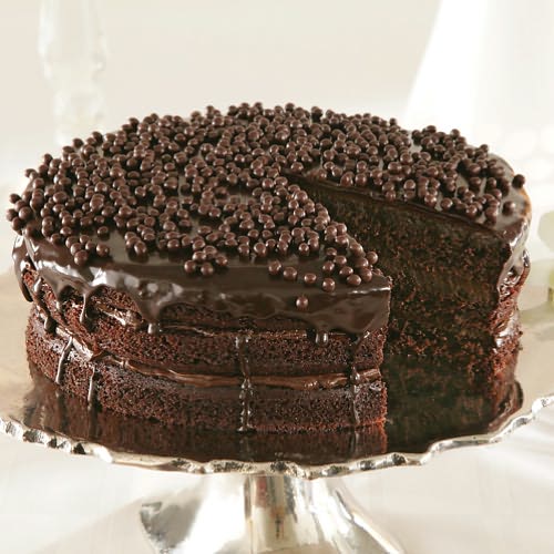 Chocolate Raspberry Crisp Cake