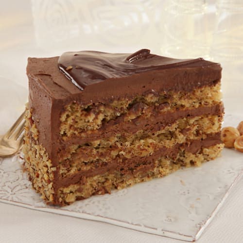 Chocolate Nut Torta made with Nutella®
