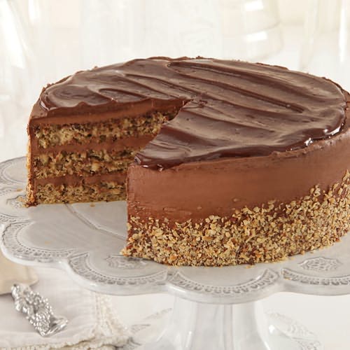 Chocolate Nut Torta made with Nutella®