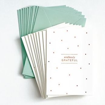 Endlessly Grateful Thank You Note Set